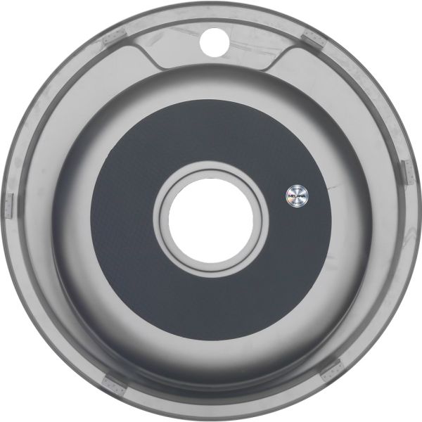 Мойка 490 Melana 0,8/180 хром с сифоном (002/2 *15)